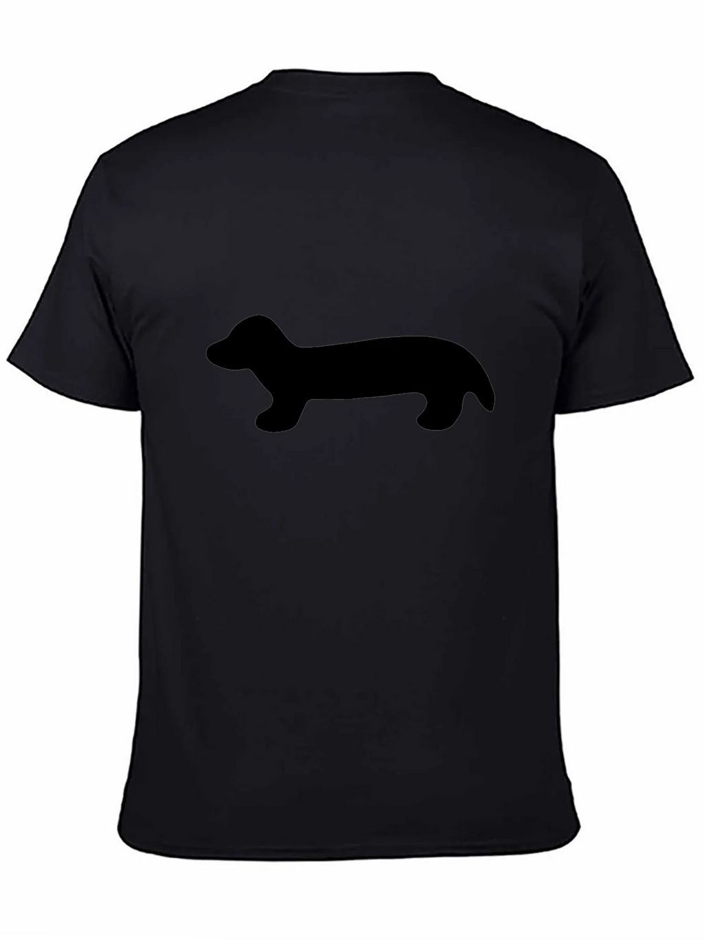 Dachshund Silhouette Black T-Shirt product image 4