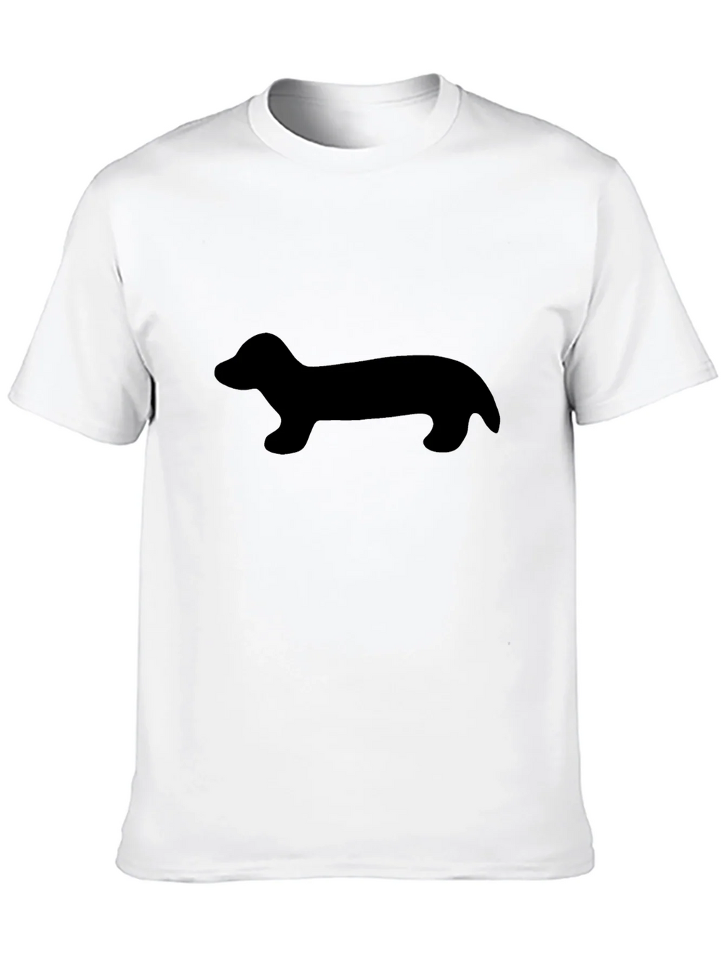Dachshund Silhouette Black T-Shirt product image 9