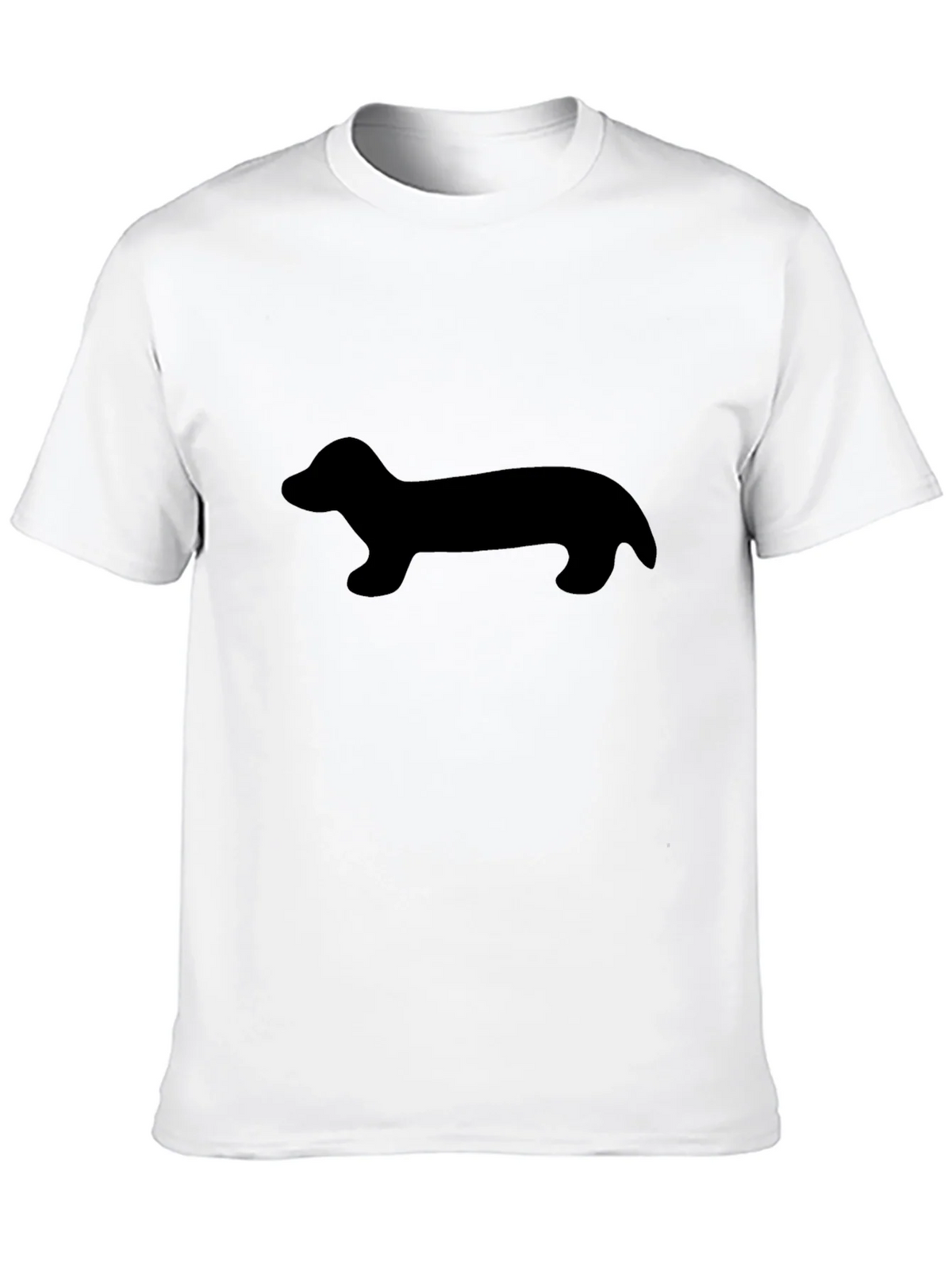 Dachshund Silhouette Black T-Shirt product image 9