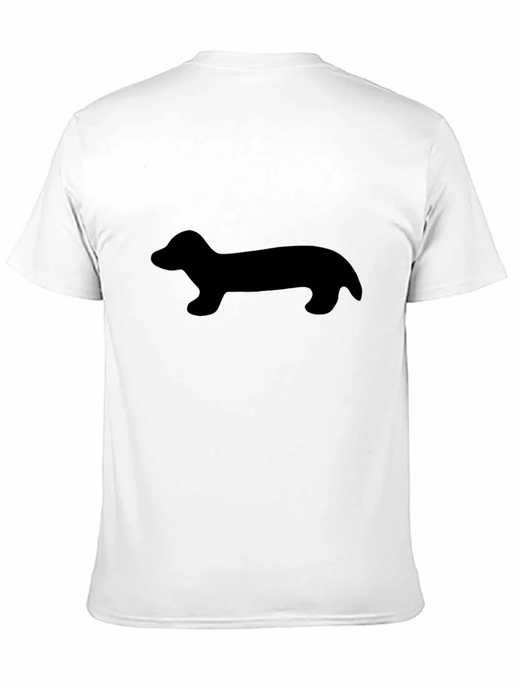 Dachshund Silhouette Black T-Shirt product image 10