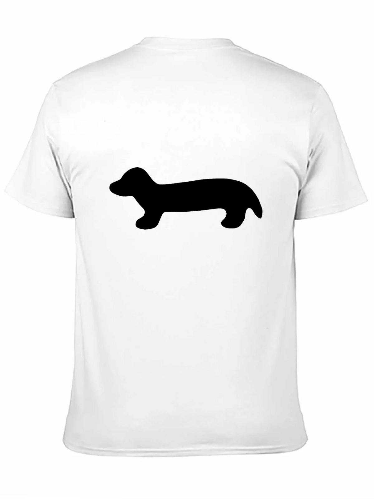 Dachshund Silhouette Black T-Shirt product image 10