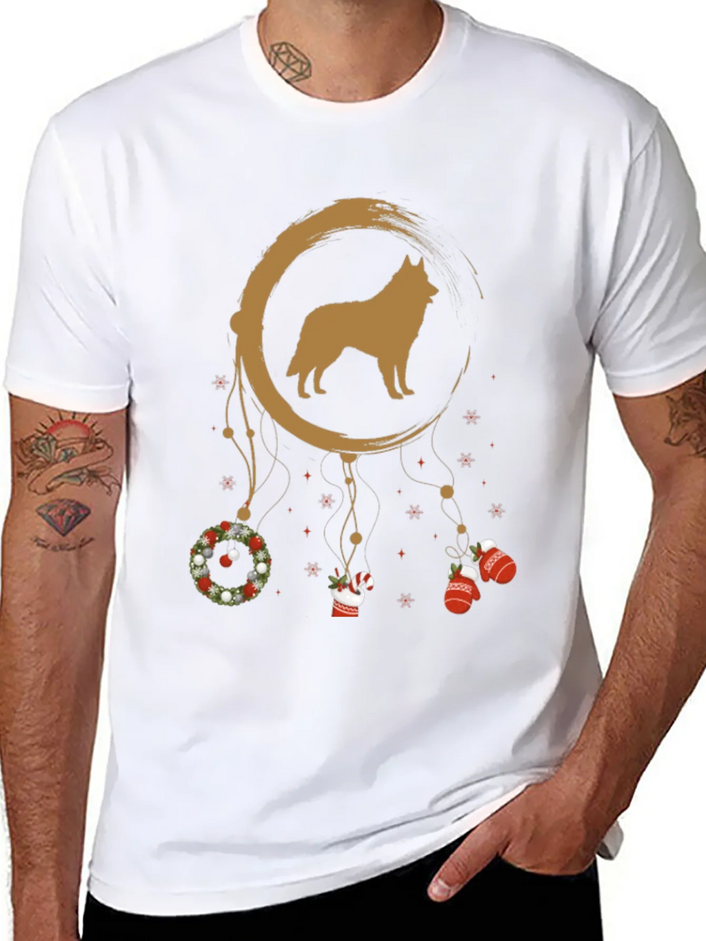 Dog Dreamcatcher Graphic Tee - Holiday Edition product image 7