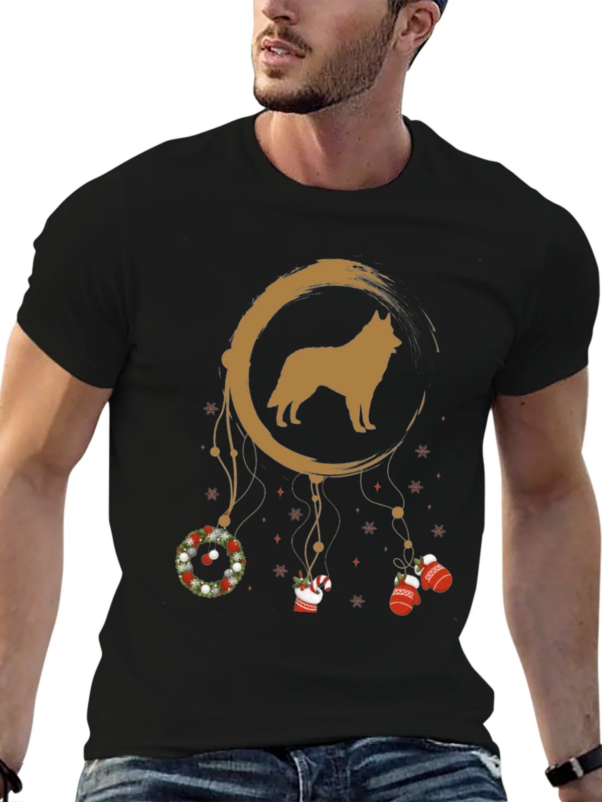 Dog Dreamcatcher Graphic Tee - Holiday Edition product image 6