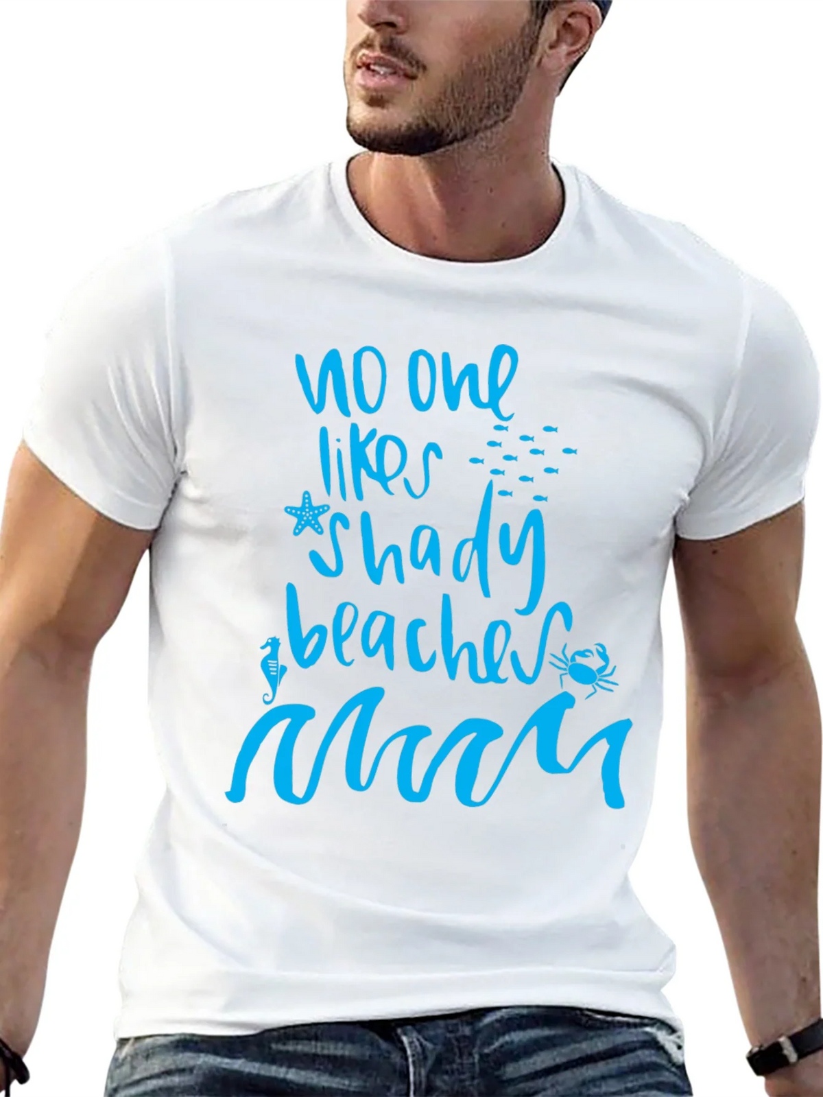 No One Likes Shady Beaches Graphic Tee product image 12