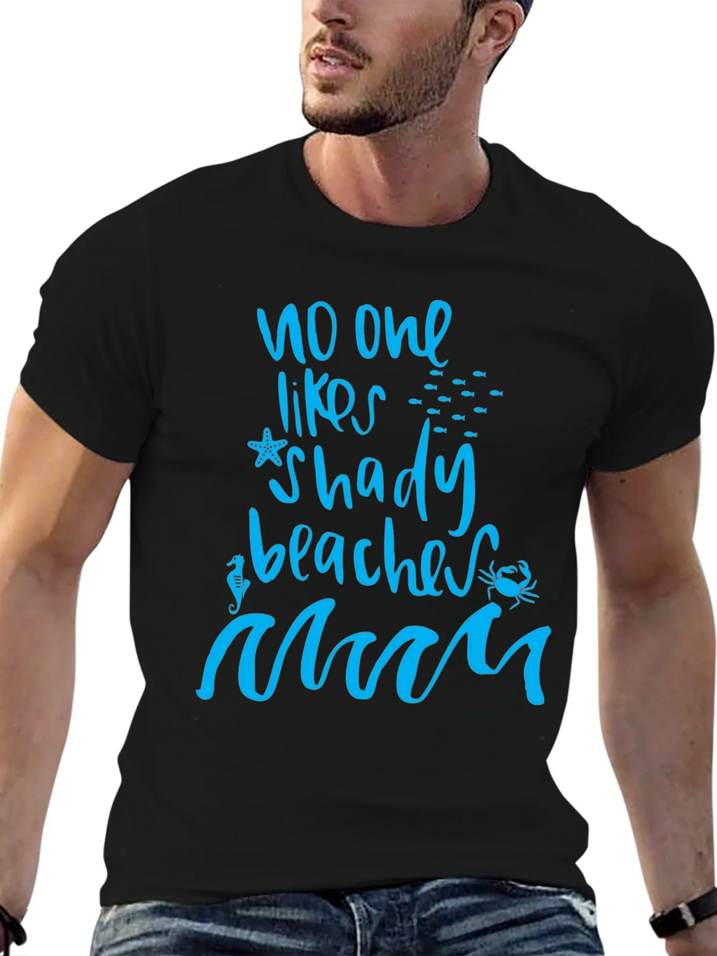 No One Likes Shady Beaches Graphic Tee product image 6