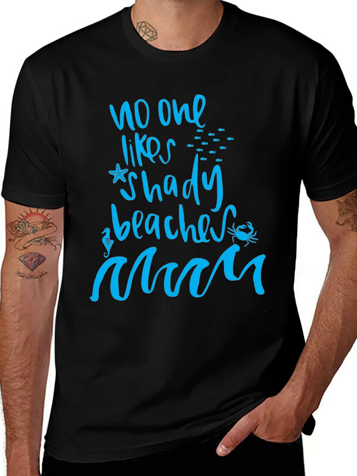 No One Likes Shady Beaches Graphic Tee product image 1