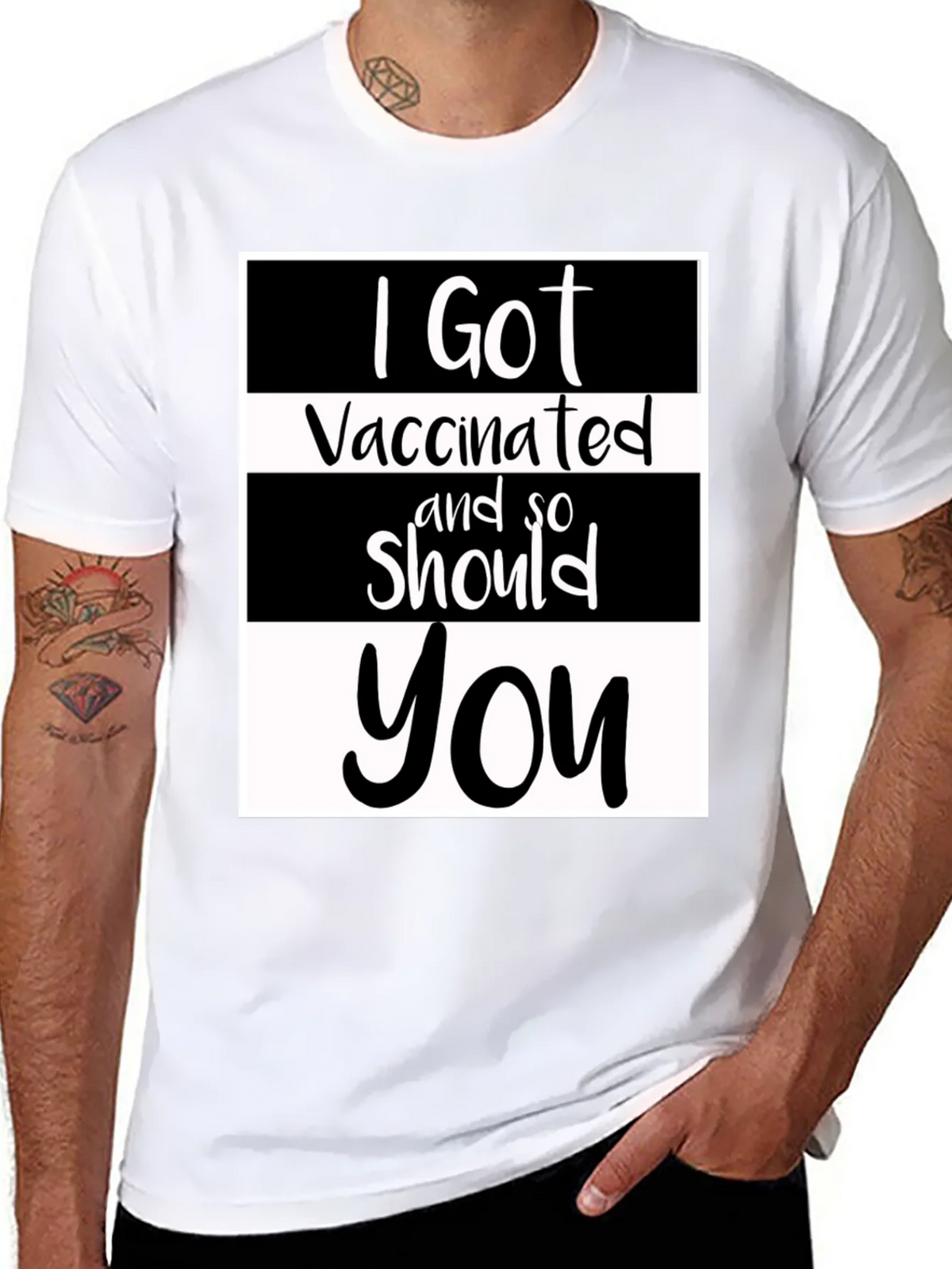 I Got Vaccinated T-Shirt product image 7