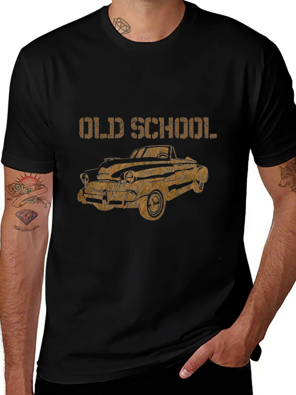 Old School Car Graphic T-Shirt product image 1