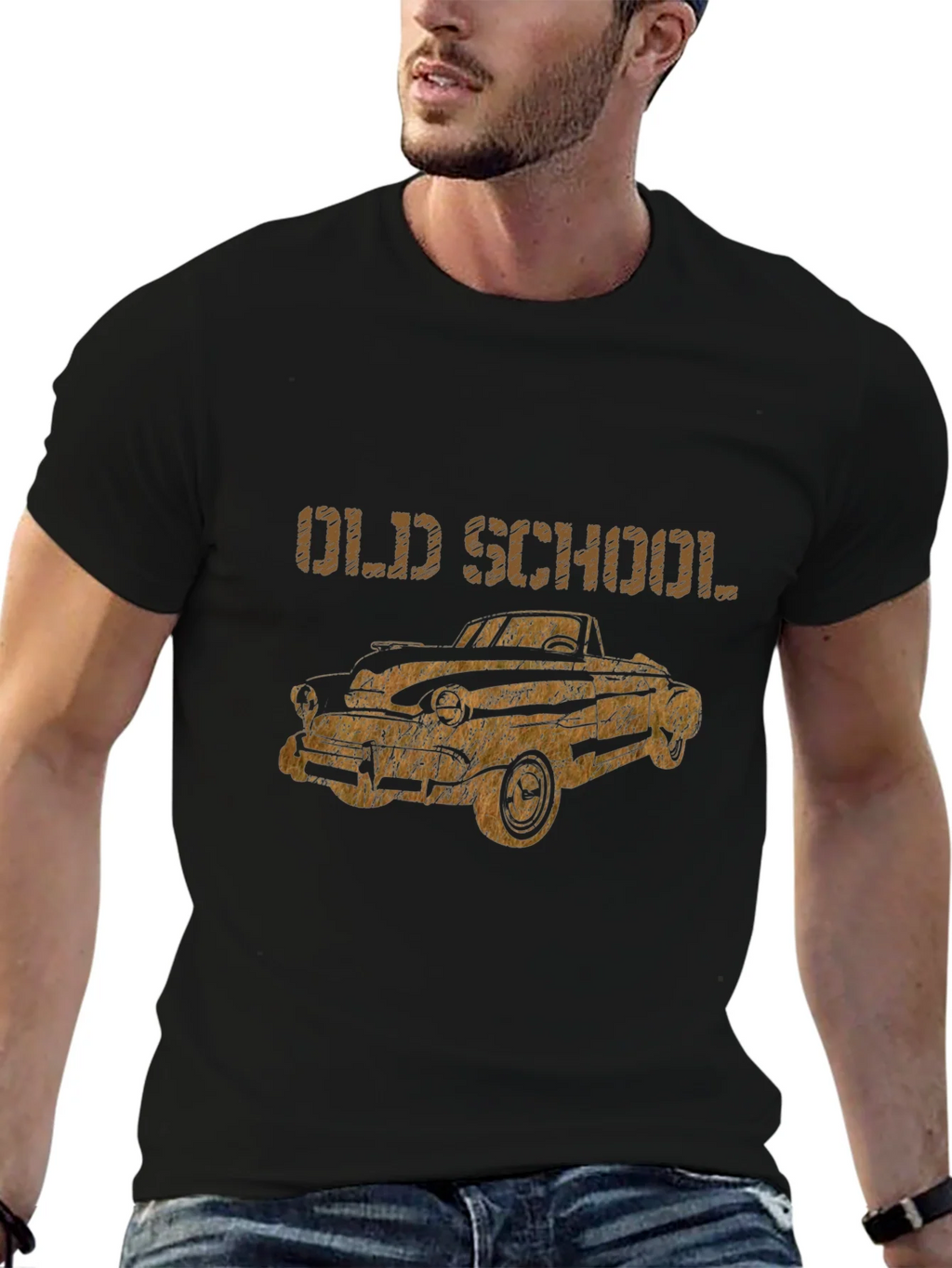 Old School Car Graphic T-Shirt product image 6