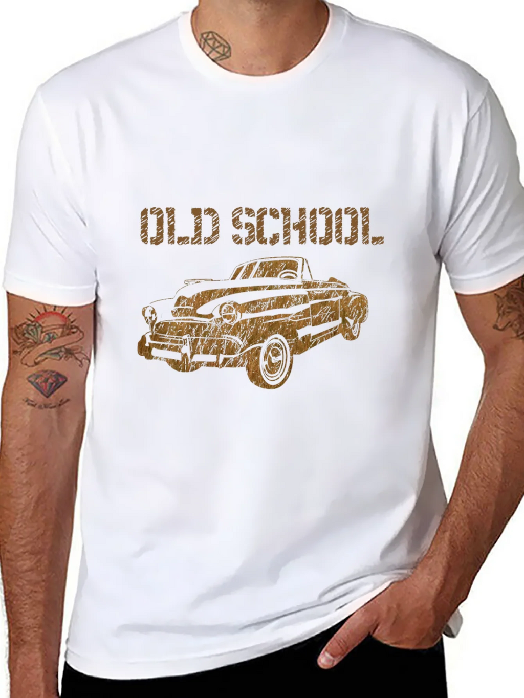 Old School Car Graphic T-Shirt product image 7