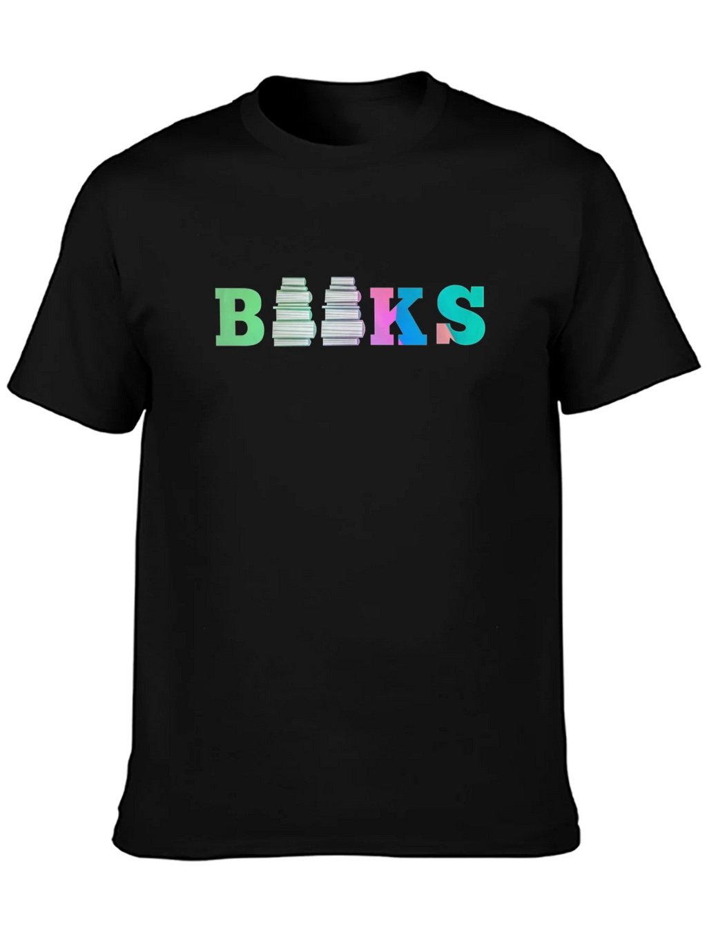 Colorful Books Graphic T-Shirt product image 3
