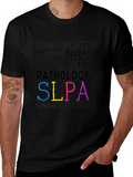 SLPA Word Art T-Shirt - Speech Language Pathology Assistant product image 1