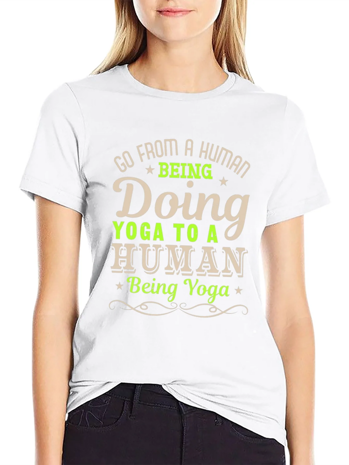 Yoga Human T-Shirt - Funny Lover Tee product image 8