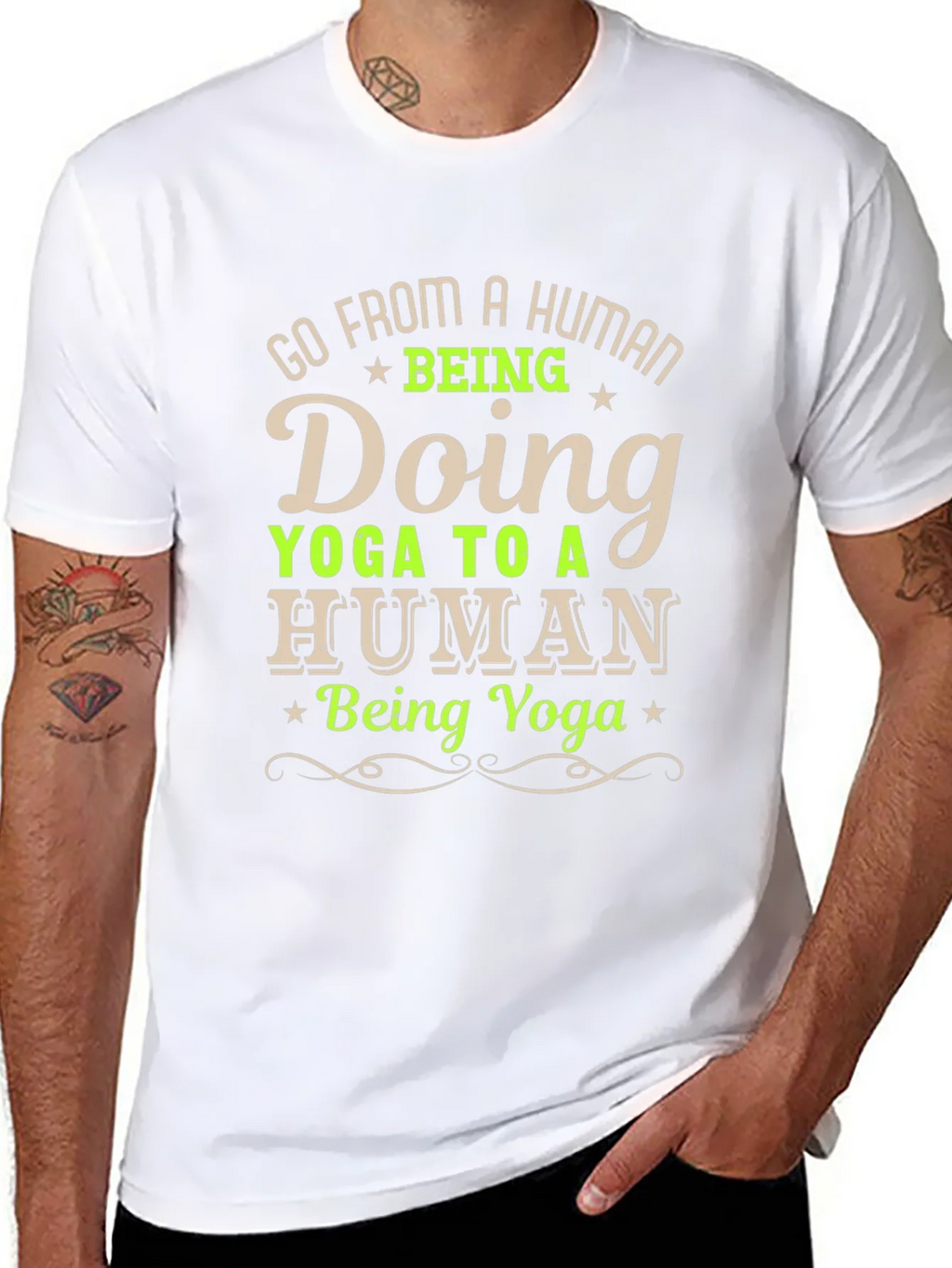 Yoga Human T-Shirt - Funny Lover Tee product image 7