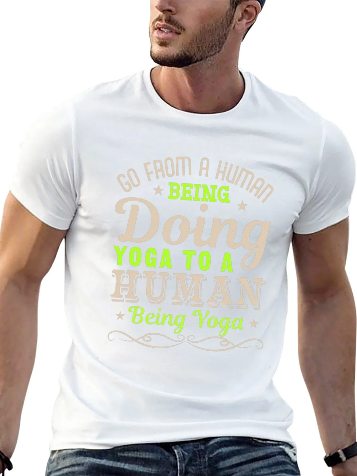 Yoga Human T-Shirt - Funny Lover Tee product image 12