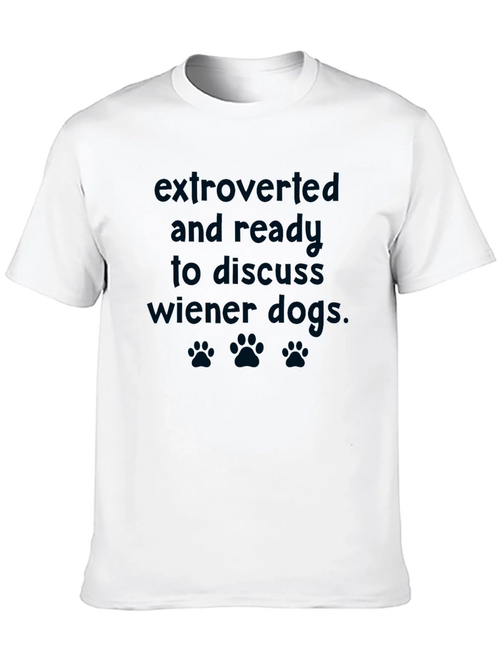 Extroverted Wiener Dog Graphic Tee - Novelty T-Shirt product image 9