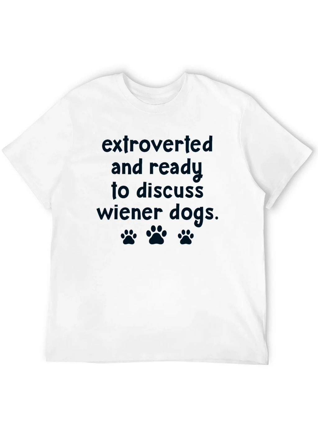 Extroverted Wiener Dog Graphic Tee - Novelty T-Shirt product image 11