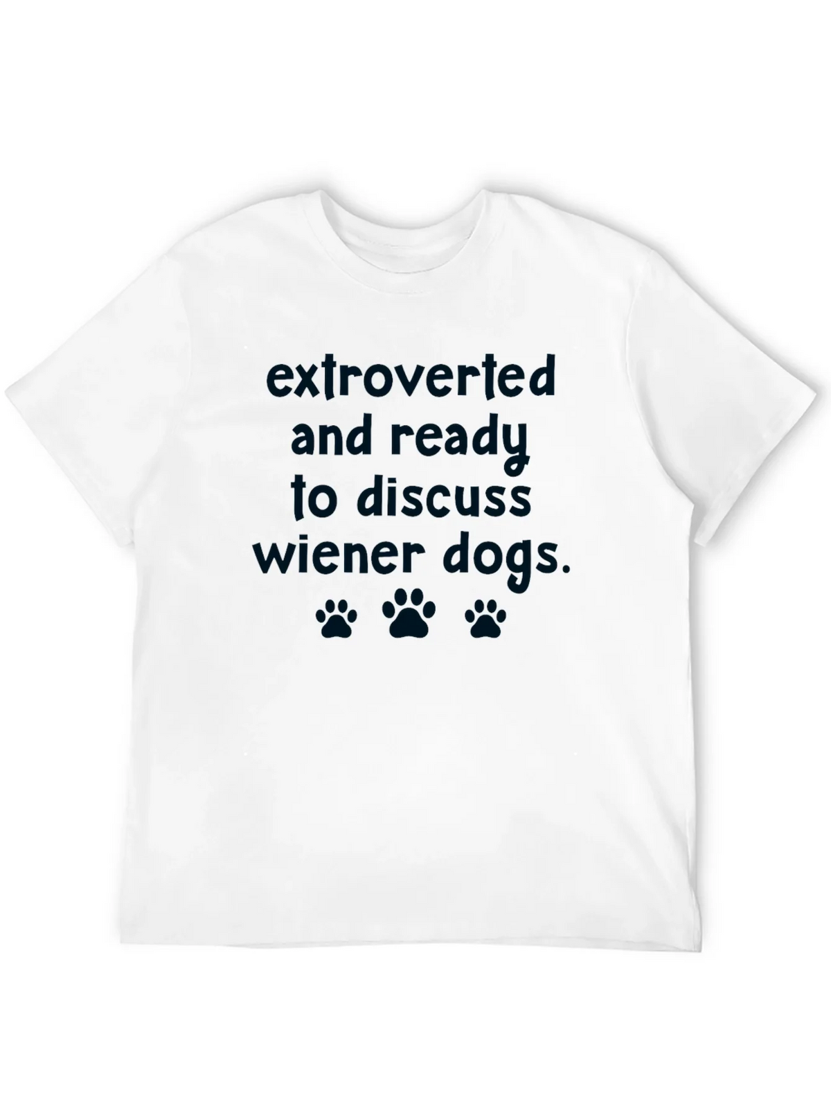 Extroverted Wiener Dog Graphic Tee - Novelty T-Shirt product image 11