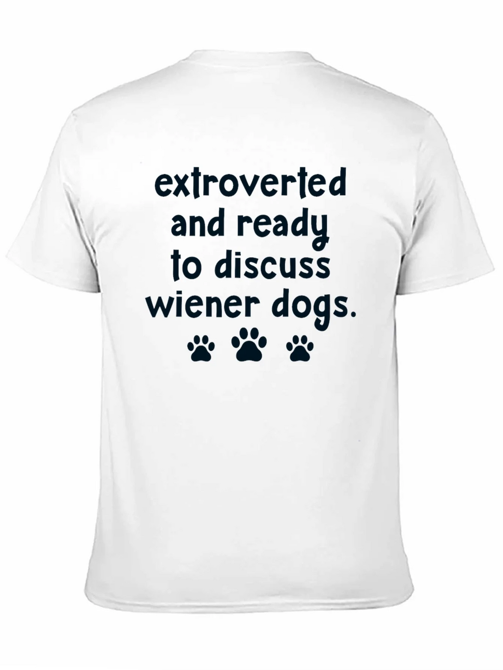 Extroverted Wiener Dog Graphic Tee - Novelty T-Shirt product image 10