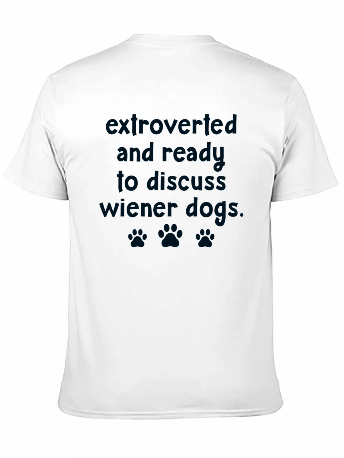 Extroverted Wiener Dog Graphic Tee - Novelty T-Shirt product image 10