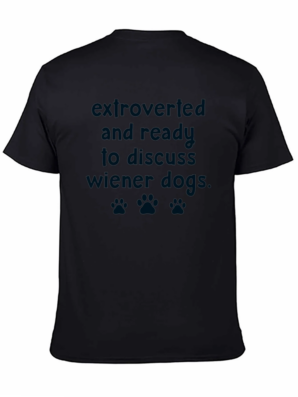 Extroverted Wiener Dog Graphic Tee - Novelty T-Shirt product image 4