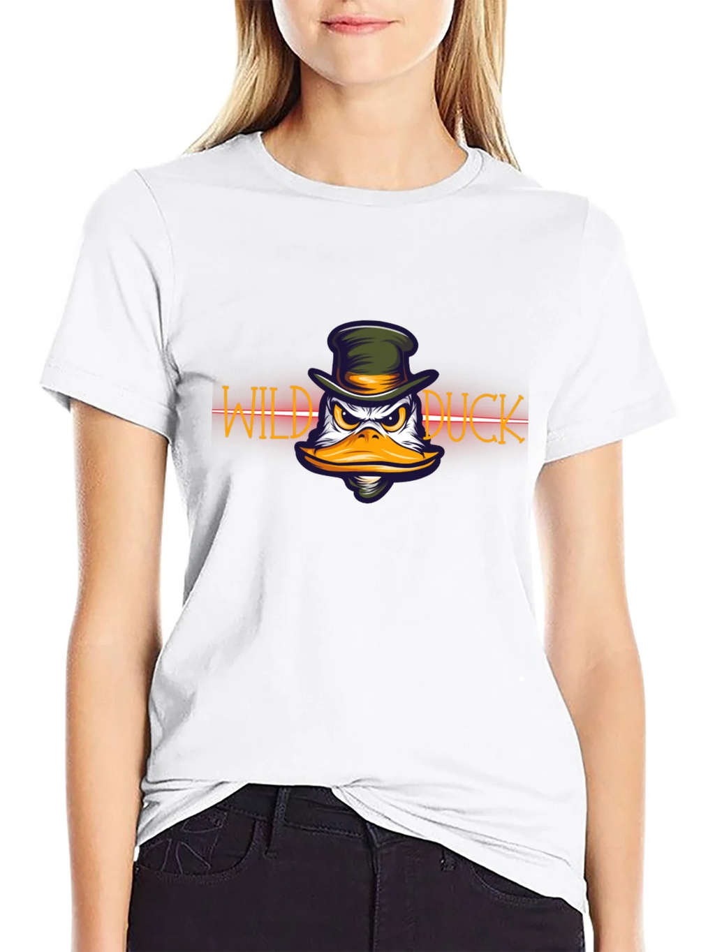 Wild Duck Graphic Print Black T-Shirt product image 8