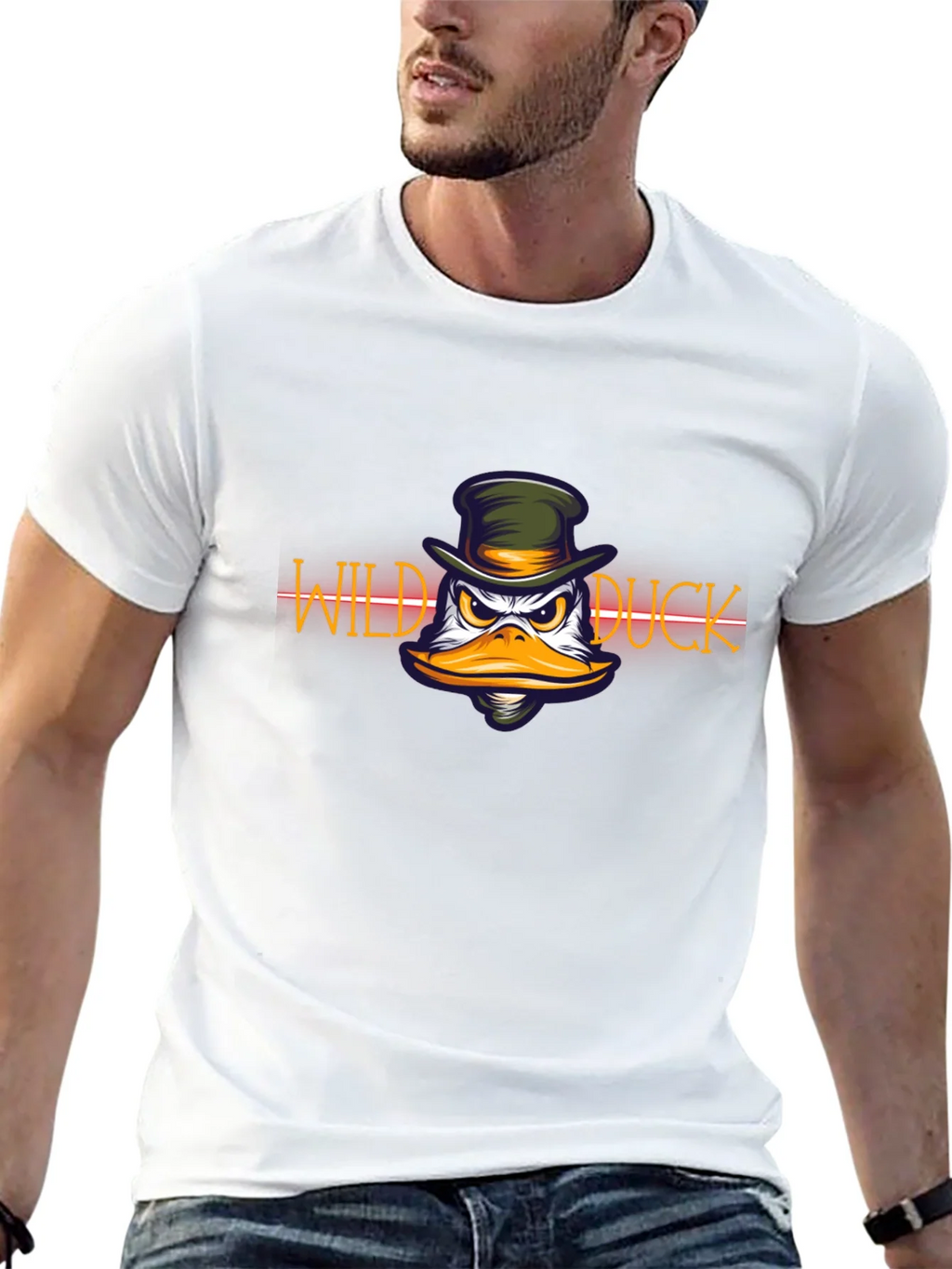 Wild Duck Graphic Print Black T-Shirt product image 12