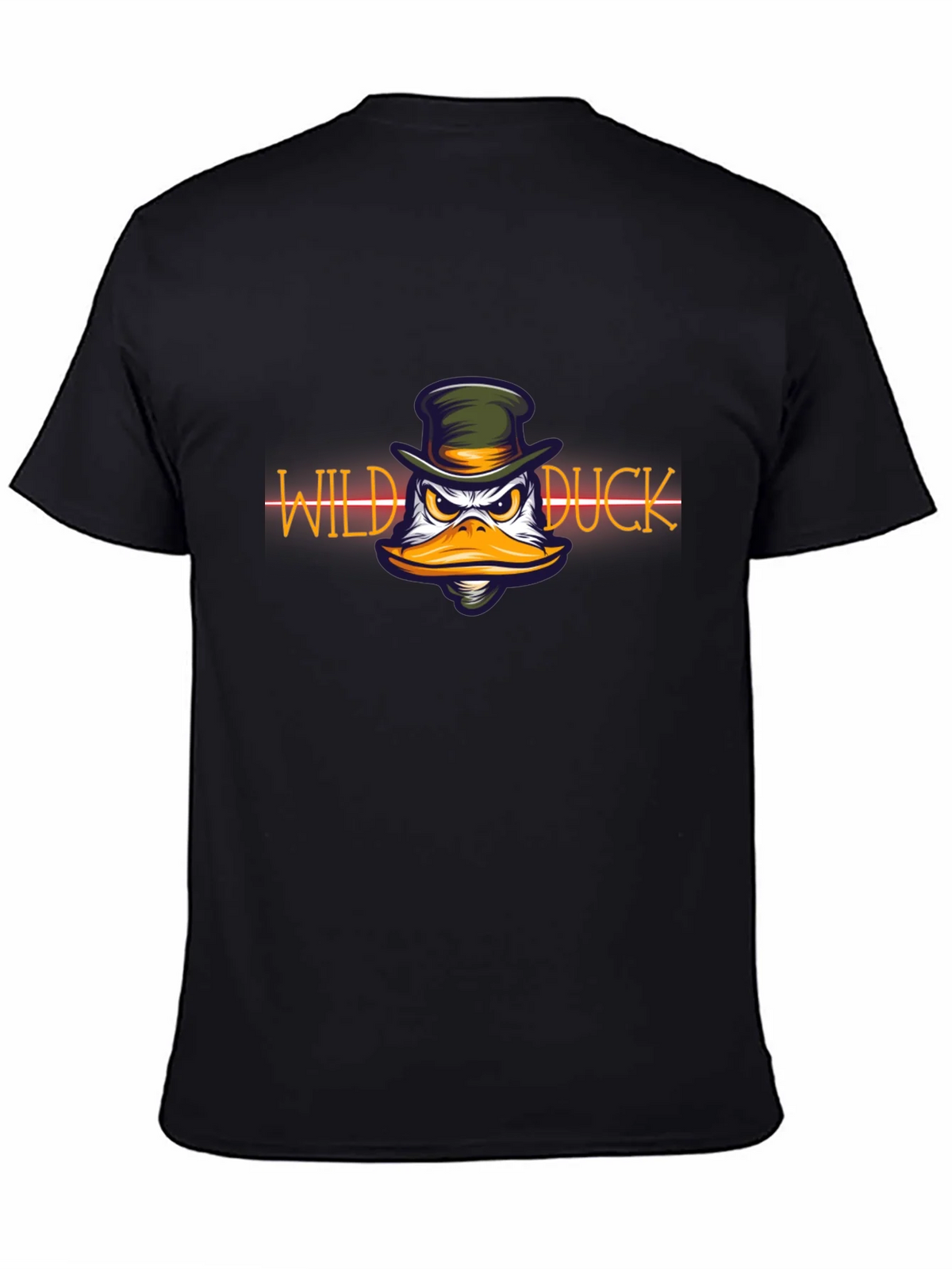 Wild Duck Graphic Print Black T-Shirt product image 4