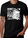 Dont Make Me Put My Foot Down Flamingo T-Shirt product image 1