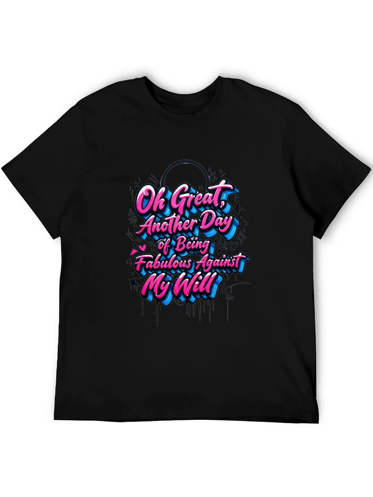 Sarcastic Graphic Tee - Fabulous Against My Will product image 5