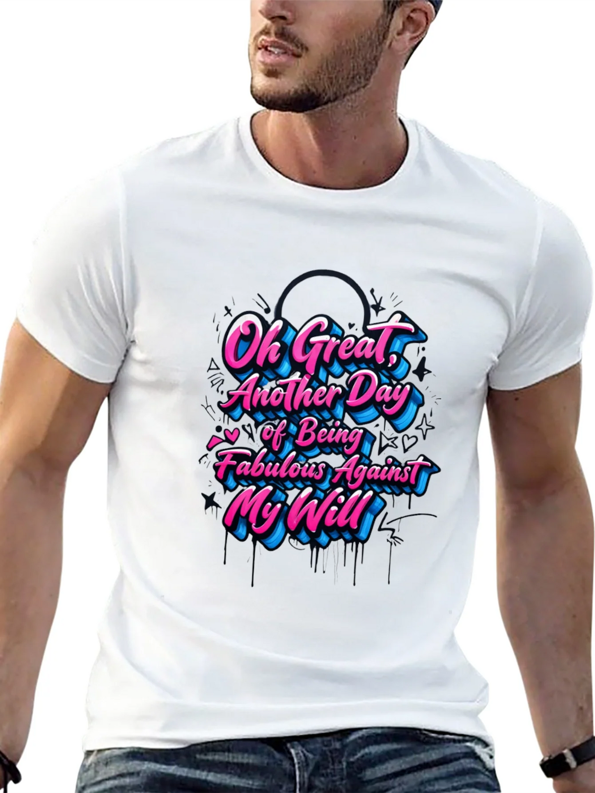 Sarcastic Graphic Tee - Fabulous Against My Will product image 12