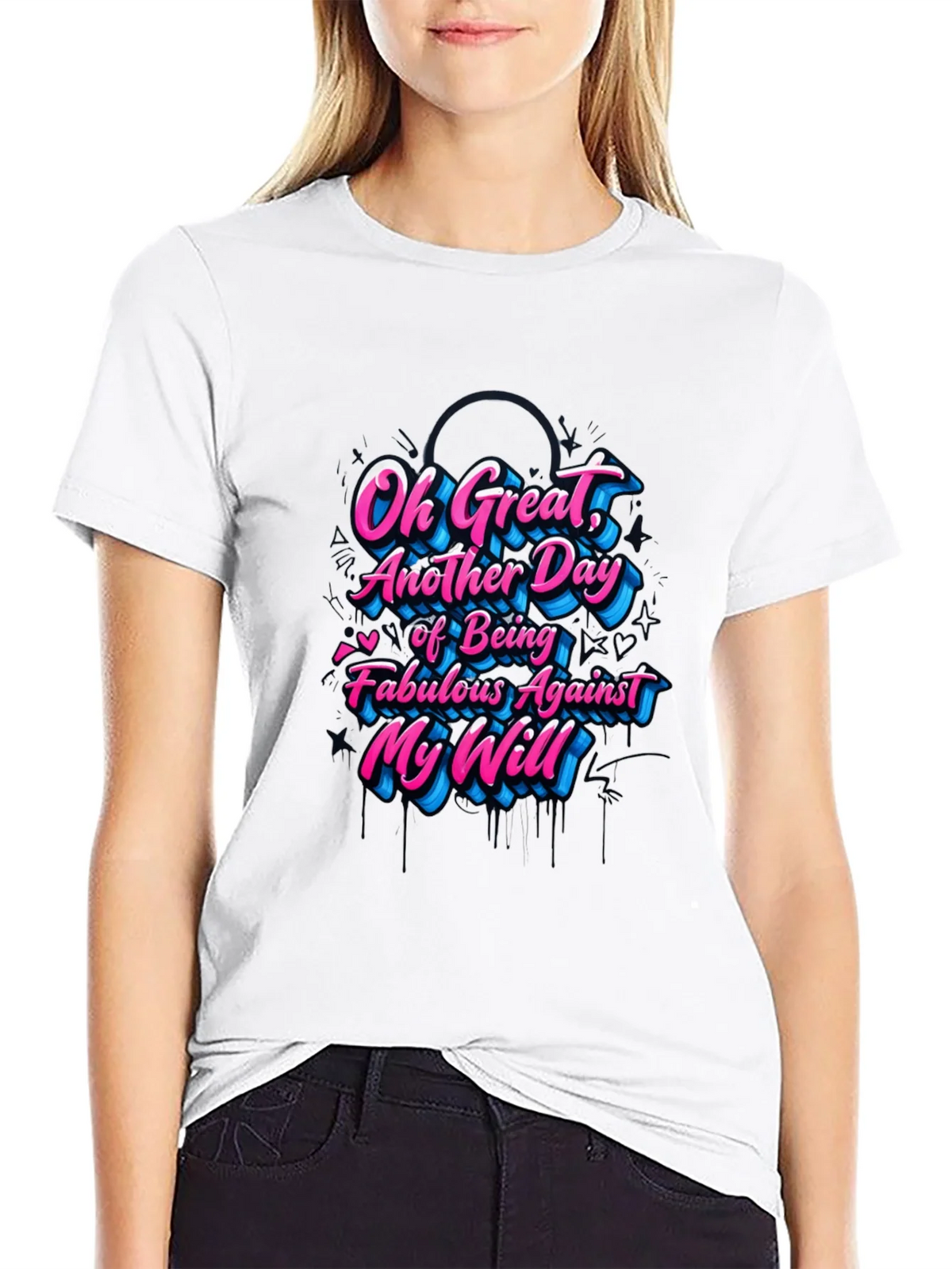 Sarcastic Graphic Tee - Fabulous Against My Will product image 8