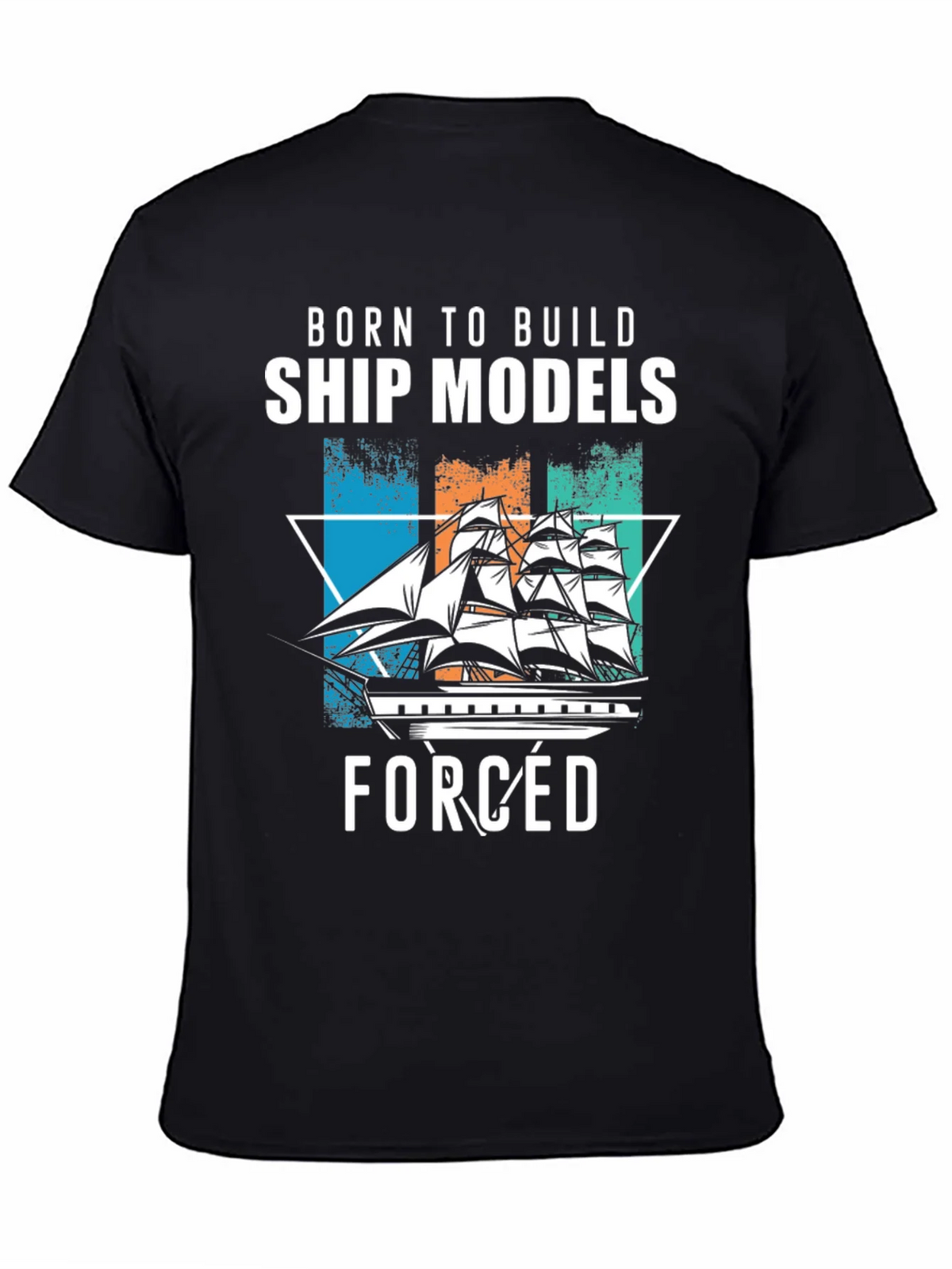 Born to Build Ship Models T-Shirt product image 4