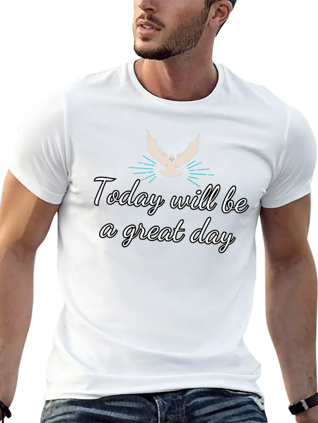 Inspirational Graphic Tee - Today Will Be a Great Day product image 12
