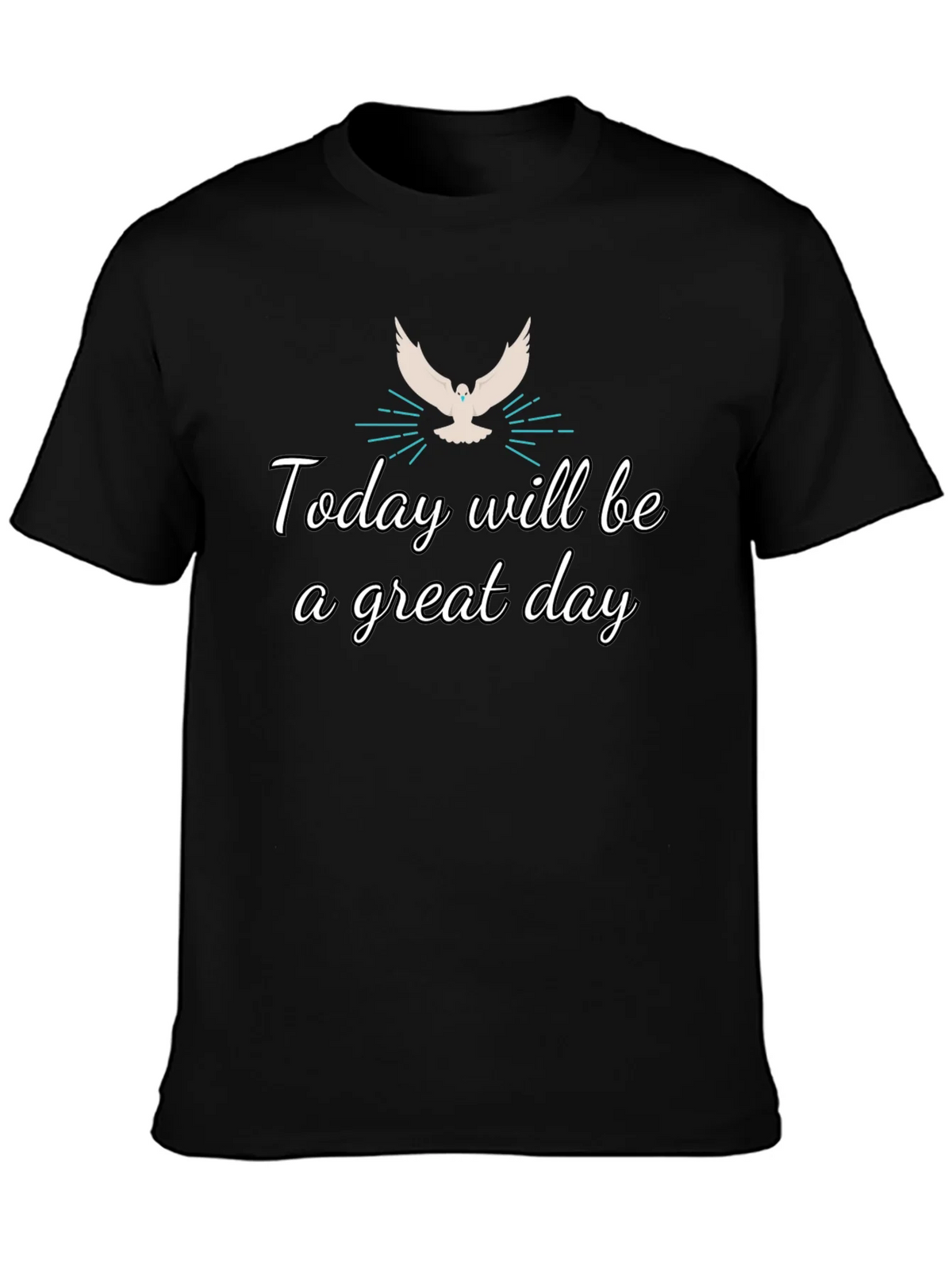Inspirational Graphic Tee - Today Will Be a Great Day product image 3