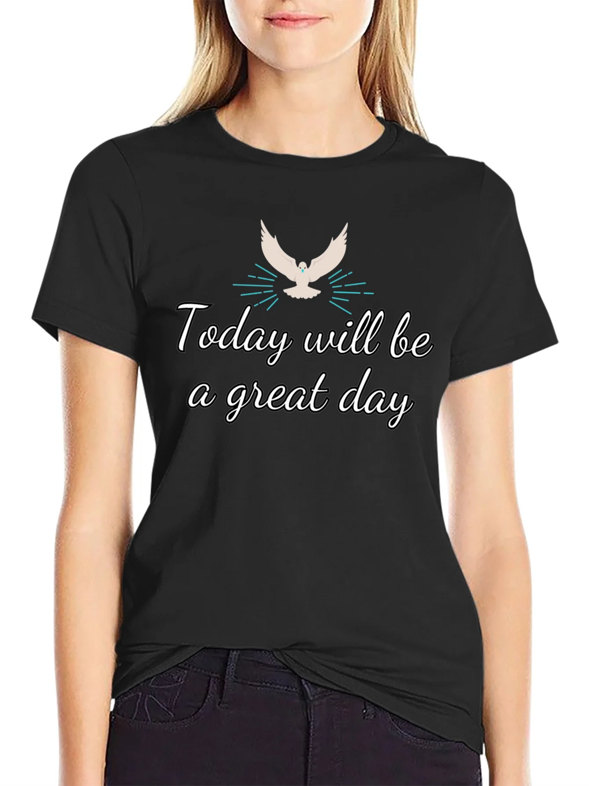 Inspirational Graphic Tee - Today Will Be a Great Day product image 2