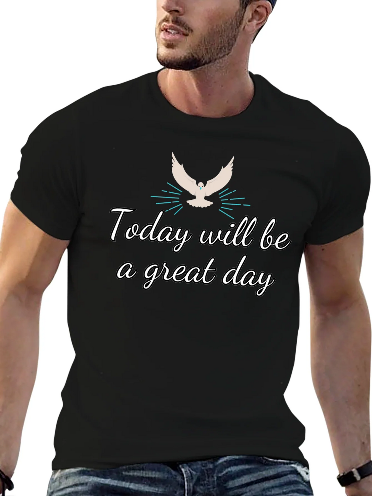 Inspirational Graphic Tee - Today Will Be a Great Day product image 6