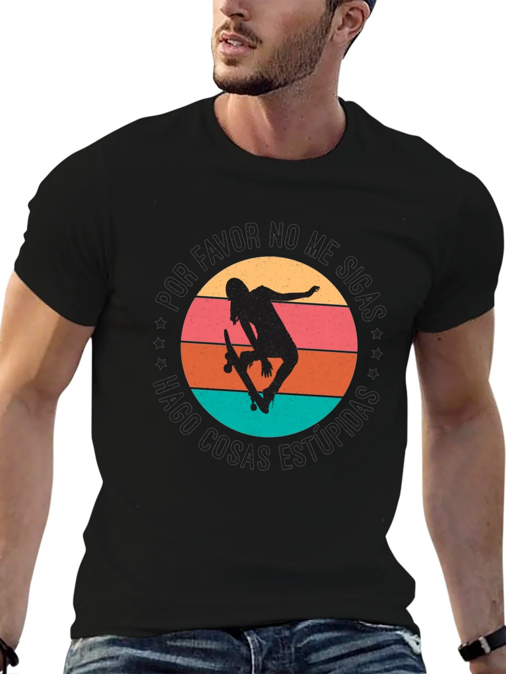 Skateboarder Tee - Por Favor No Me Sigas product image 6