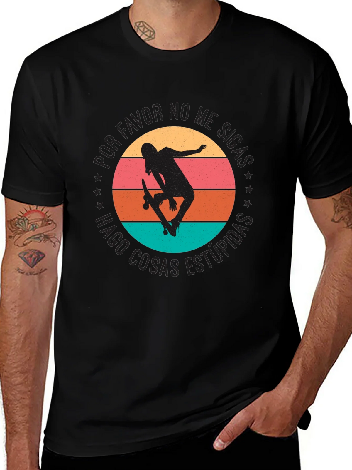 Skateboarder Tee - Por Favor No Me Sigas product image 1