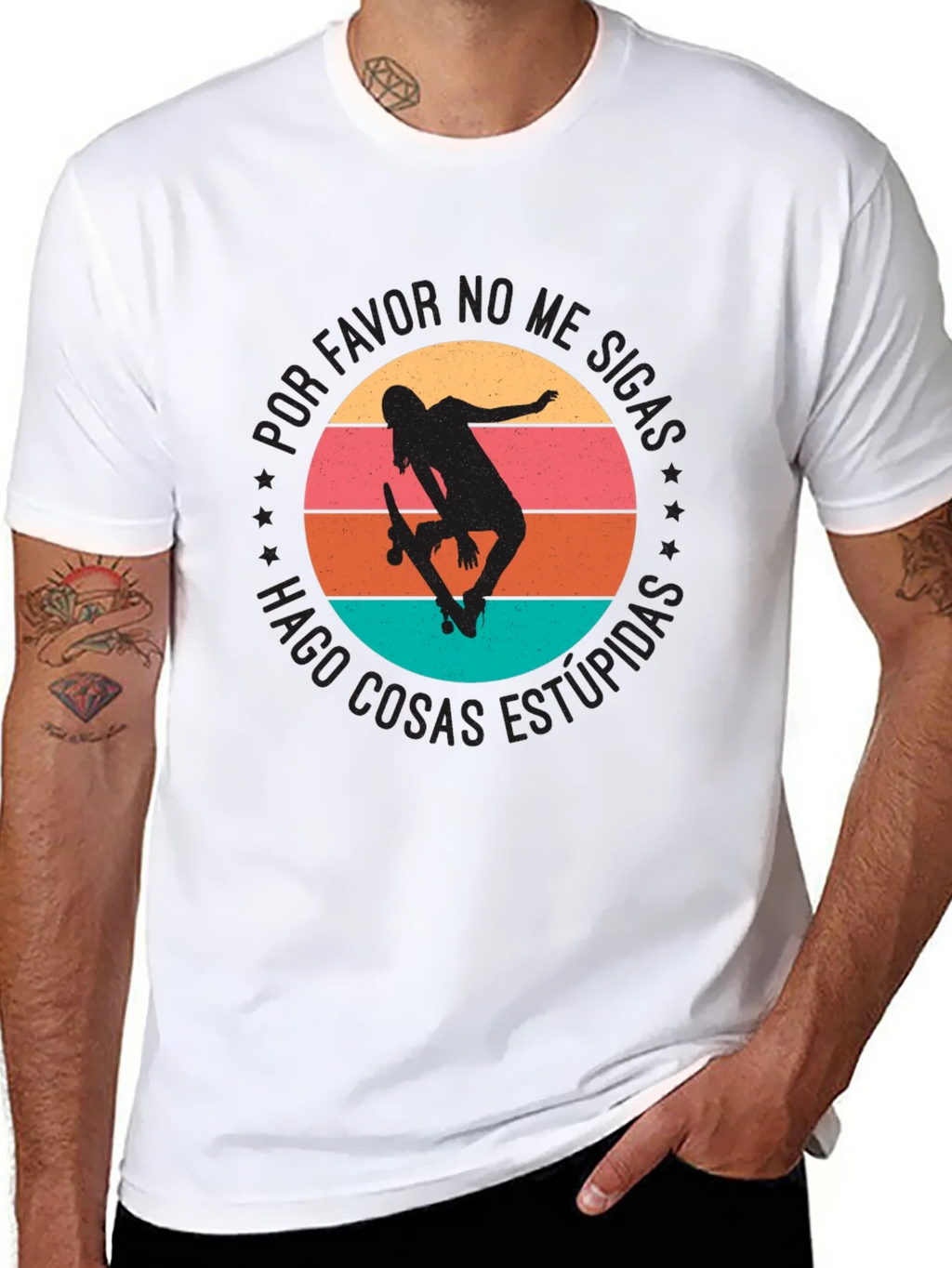 Skateboarder Tee - Por Favor No Me Sigas product image 7