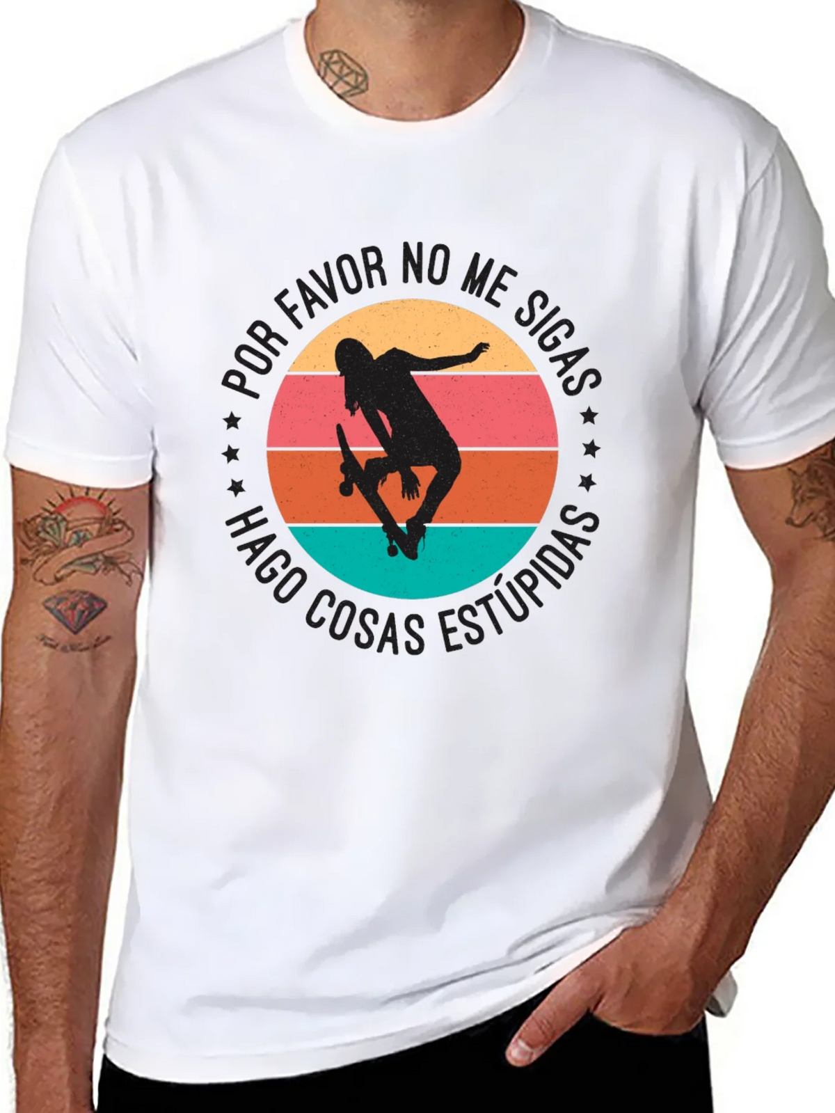 Skateboarder Tee - Por Favor No Me Sigas product image 7