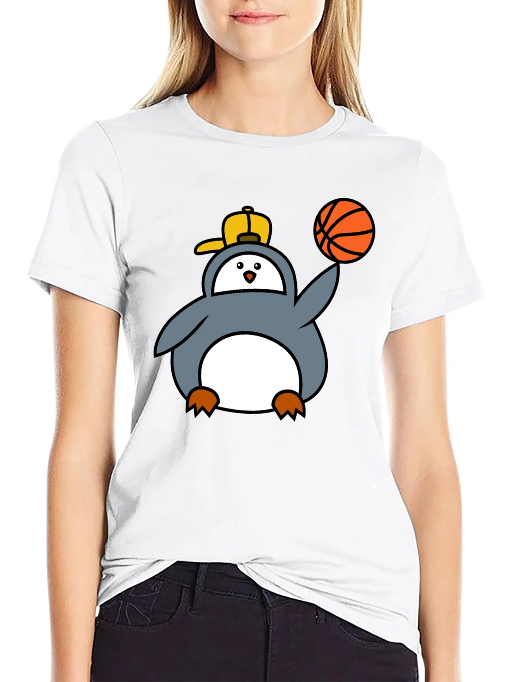Penguin Basketball Graphic Tee - Cool Black T-Shirt product image 8