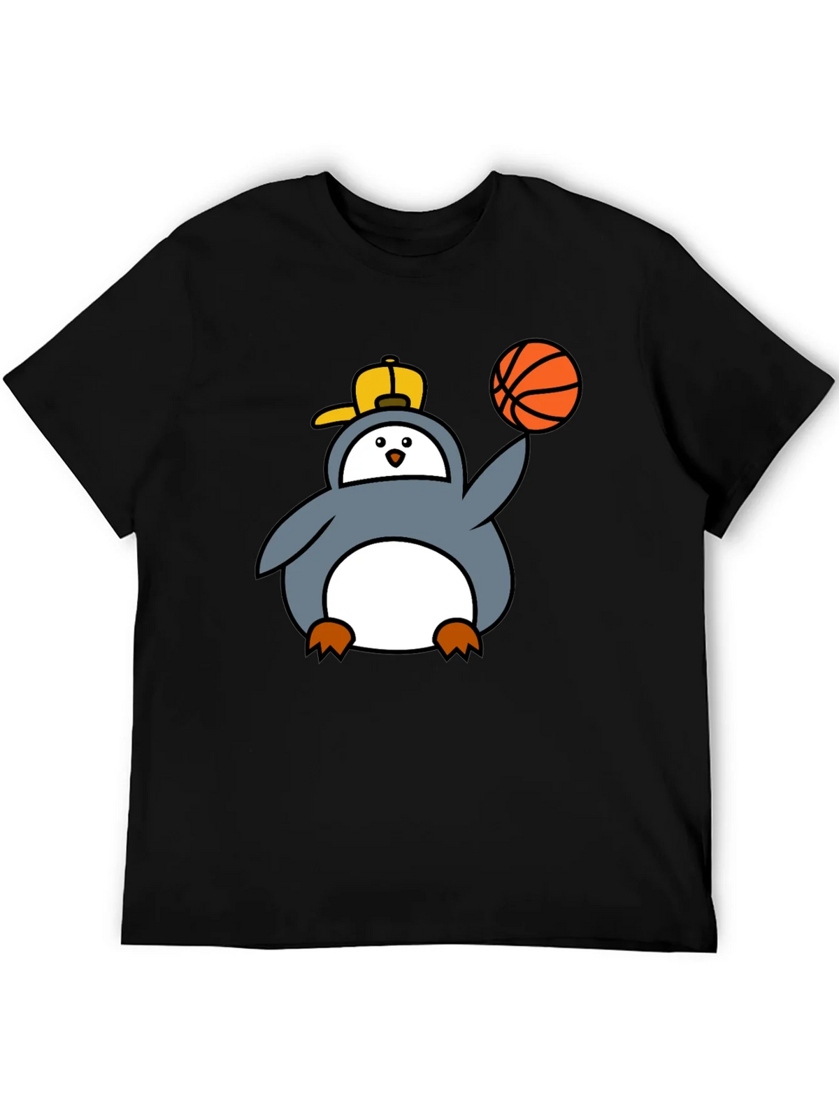Penguin Basketball Graphic Tee - Cool Black T-Shirt product image 5