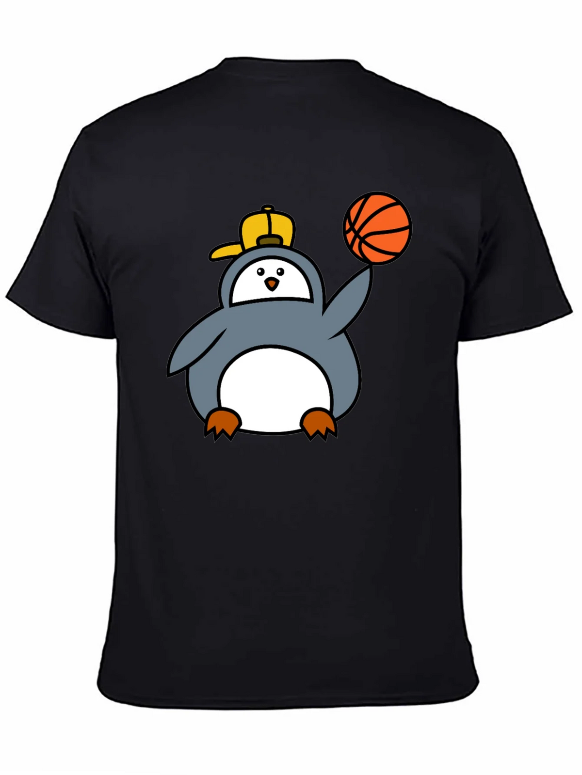 Penguin Basketball Graphic Tee - Cool Black T-Shirt product image 4