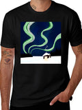 Aurora Cabin Tee: Night Sky Dream product image 1