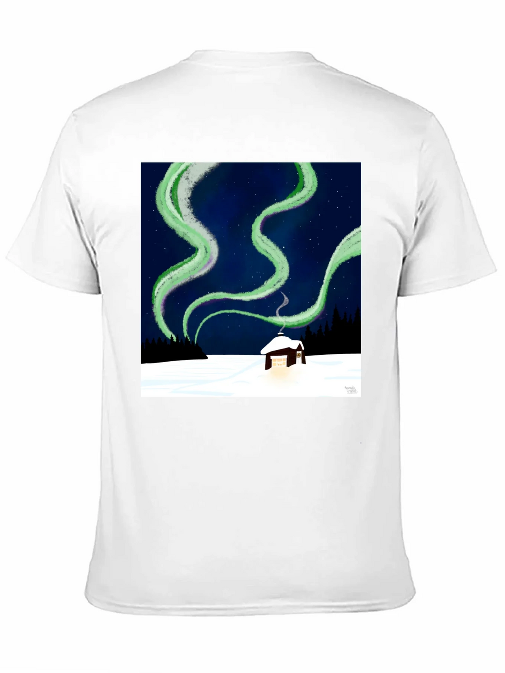 Aurora Cabin Tee: Night Sky Dream product image 10