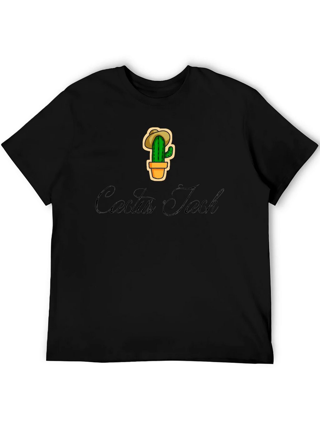 Cactus Jack Graphic T-Shirt - Trendy Black Tee product image 5