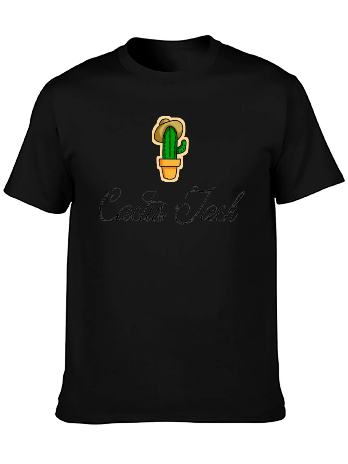 Cactus Jack Graphic T-Shirt - Trendy Black Tee product image 3