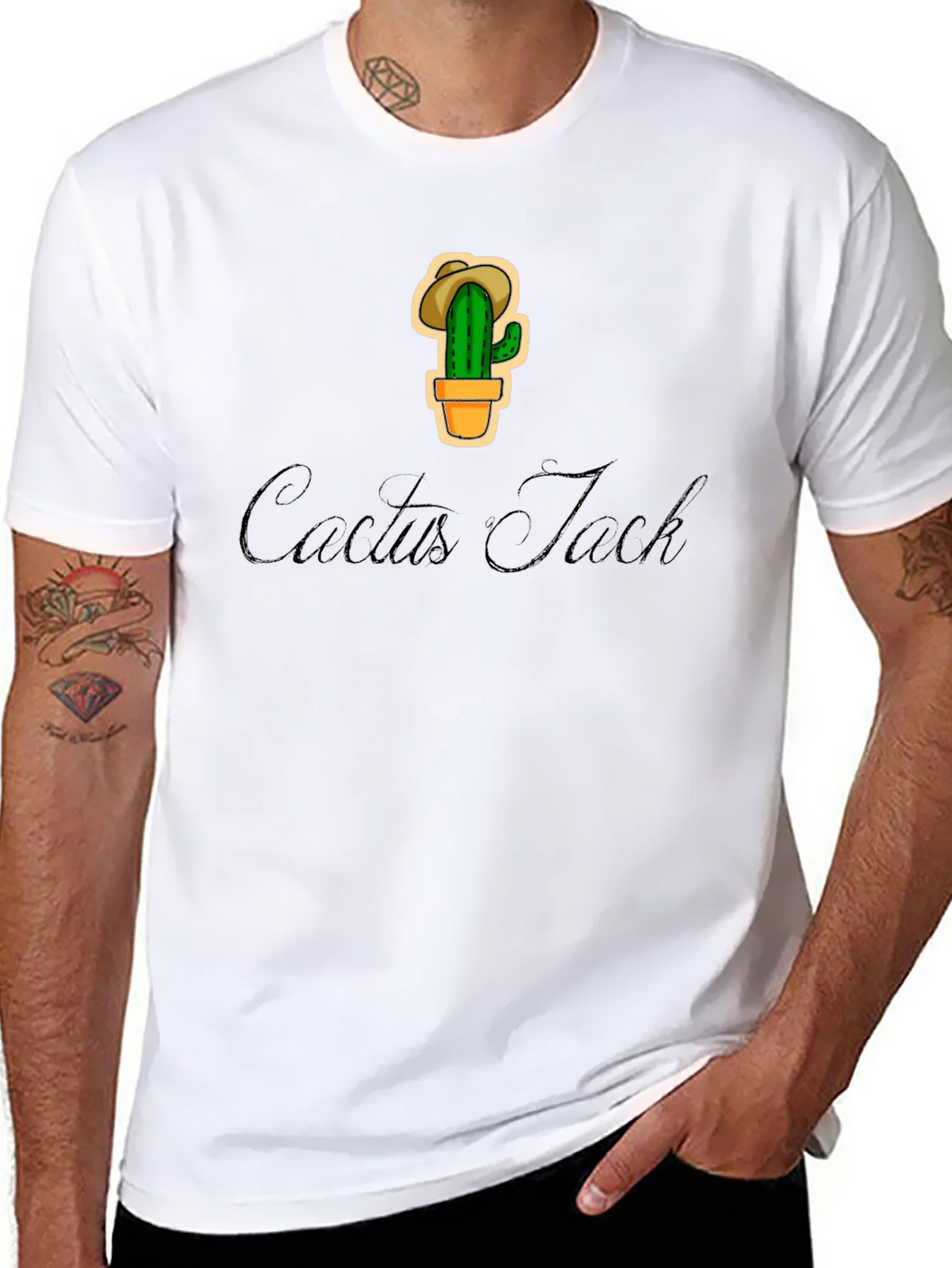 Cactus Jack Graphic T-Shirt - Trendy Black Tee product image 7