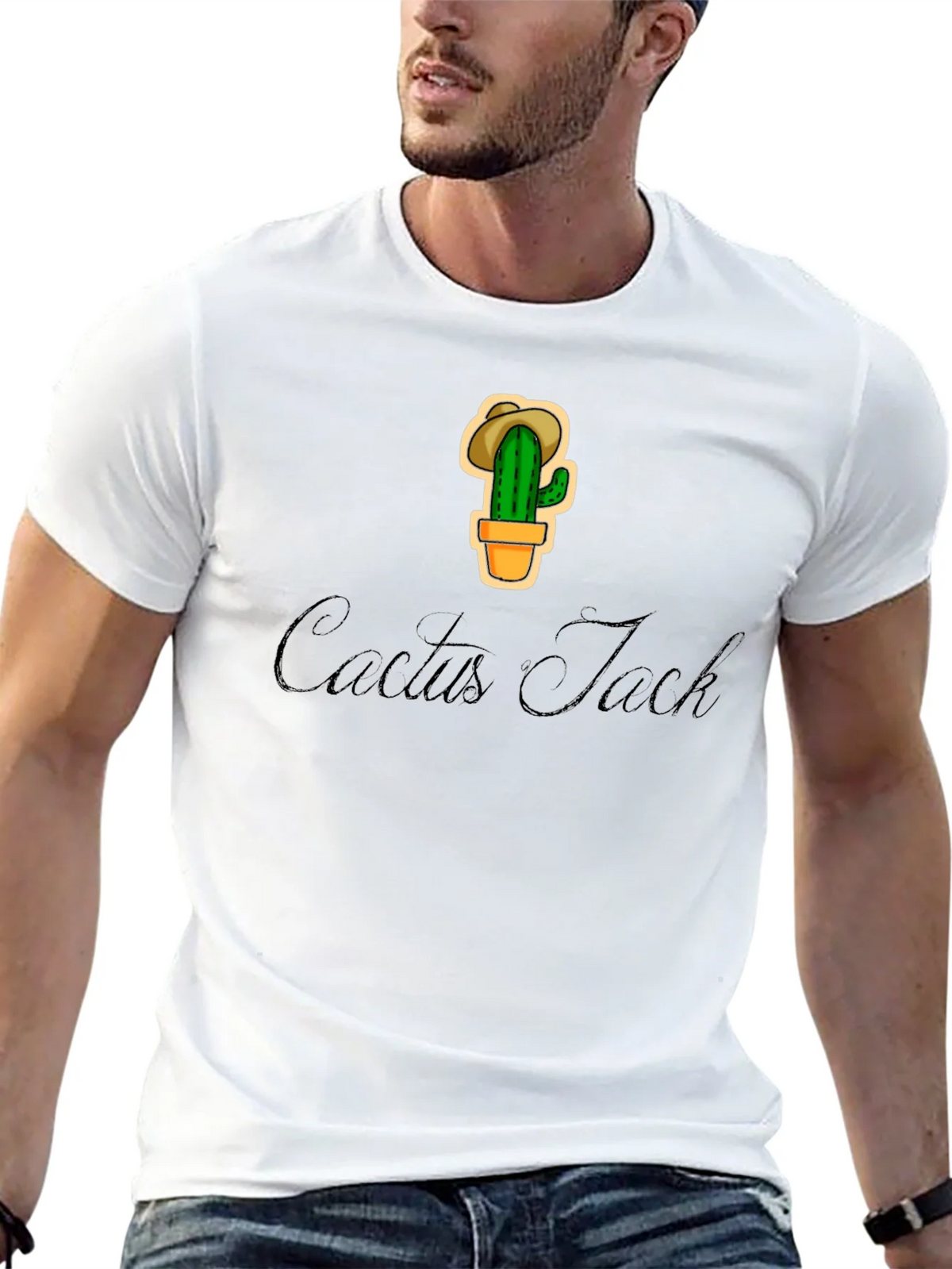 Cactus Jack Graphic T-Shirt - Trendy Black Tee product image 12